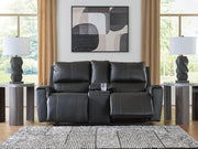 Glossmore Reclining Loveseat with Console