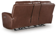 Bexhurst Power Reclining Loveseat with Console