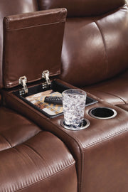 Bexhurst Power Reclining Loveseat with Console