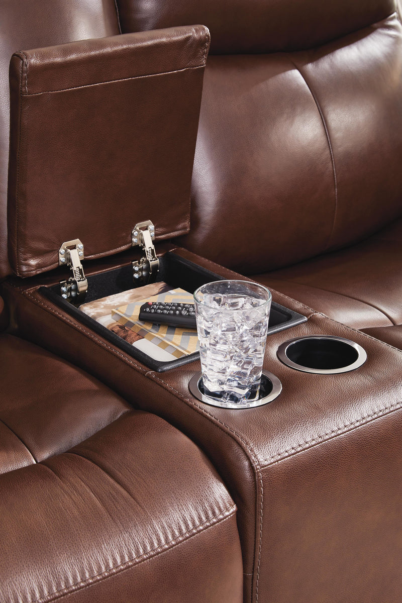 Bexhurst Power Reclining Loveseat with Console