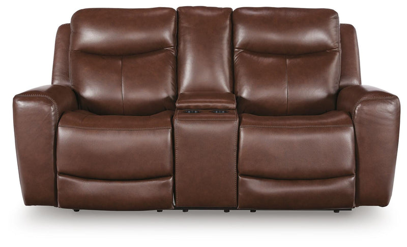 Bexhurst Power Reclining Loveseat with Console