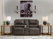 Boxmere Power Reclining Loveseat with Console