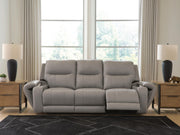 Real Moments Power Reclining Sofa with Audio Seating