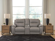 Real Moments Power Reclining Loveseat with Audio Seating
