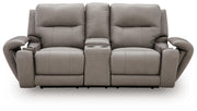 Real Moments Power Reclining Loveseat with Audio Seating