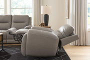 Real Moments Power Reclining Loveseat with Audio Seating