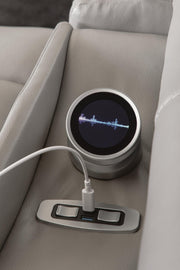 Real Moments Power Reclining Sofa with Audio Seating