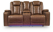 Gruaro Power Reclining Loveseat with Console