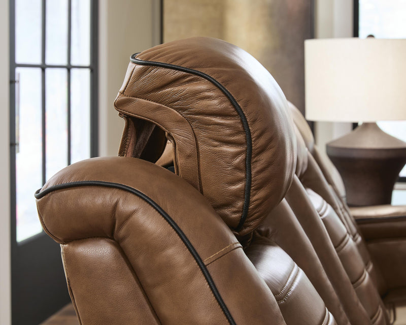 Gruaro Power Reclining Loveseat with Console