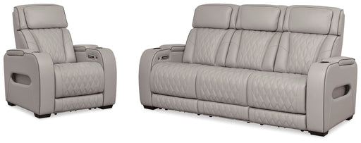 Boyington Power Reclining Sofa and Recliner