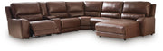 DeepWakes 6-Piece Power Reclining Sectional with Chaise