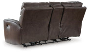 Crossplex Power Reclining Loveseat with Console
