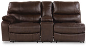 Family Circle Left-Arm Facing Power Reclining Loveseat with Console