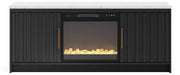 Cadmori 63" TV Stand with Electric Fireplace