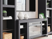 Cayberry 3-Piece Entertainment Center with Electric Fireplace