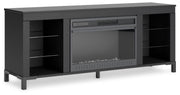 Cayberry 60" TV Stand with Electric Fireplace