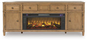 Sharlance 81" TV Stand with Electric Fireplace