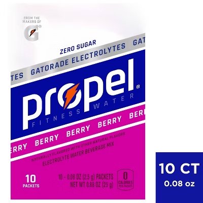 Propel Zero Berry Water Beverage Mix - 6pk/0.08oz Pouches