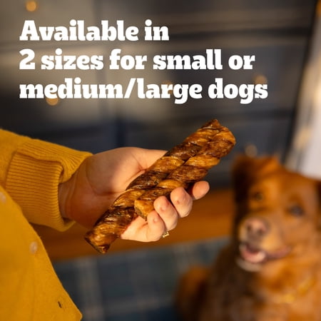 Pedigree Twisty Chews Long-Lasting Dog Treats Medium, Chicken & Beef Flavor, 9.17 oz. Pouch