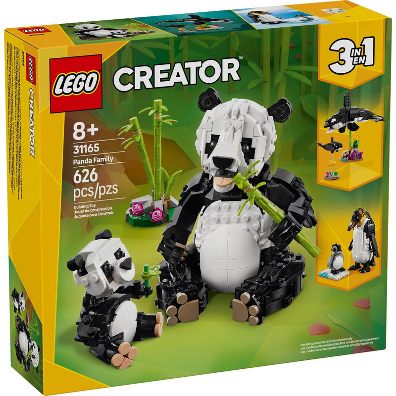 LEGO Creator Wild Animals Panda Family Building Set Multi 626 pc