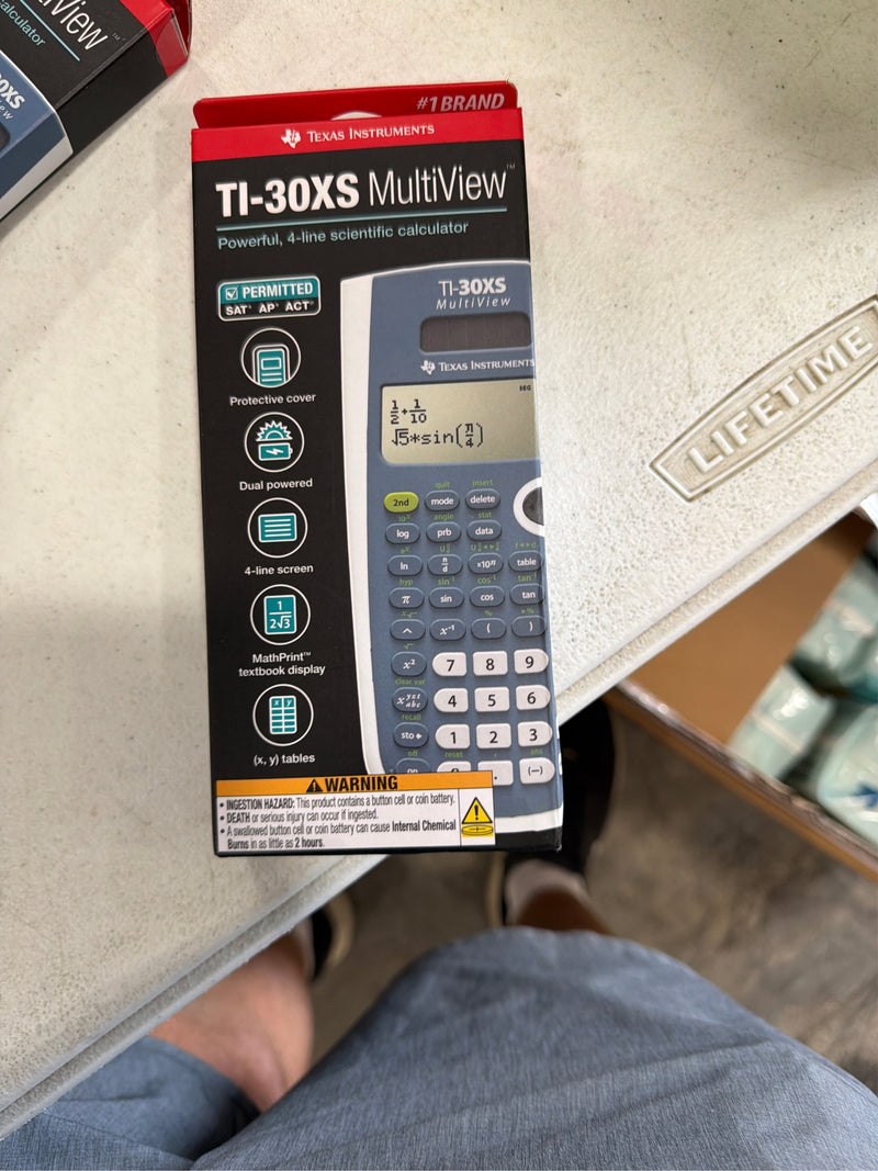 Ti-30xs Multiview Scientific Calculator, 16-Digit LCD