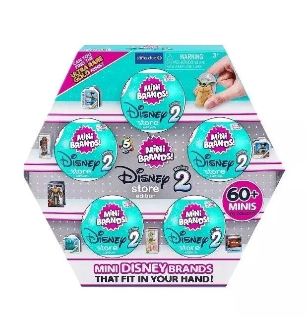 DISNEY MINI BRANDS 5PK TEAL