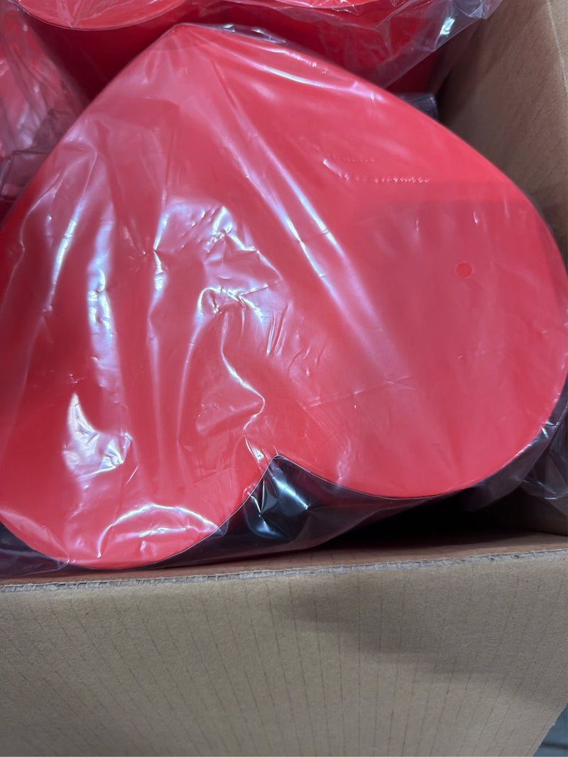 9"x8.5"x3.3" Valentines Day Heart Gift Box with Lid Red - Spritz™