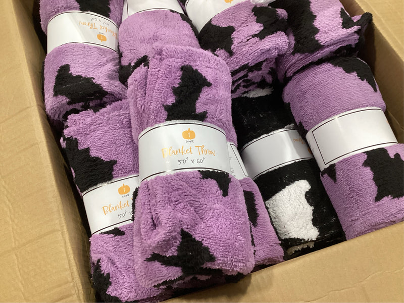 Halloween Plush Throws Bat - Bullseye's Playground