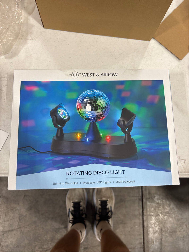 West & Arrow Rotating Disco Ball Party Projector