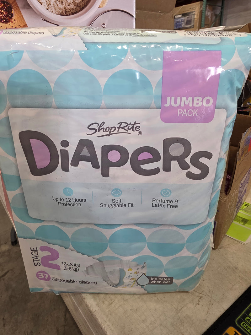 ShopRite Diapers Jumbo pack stage 2 37 pack