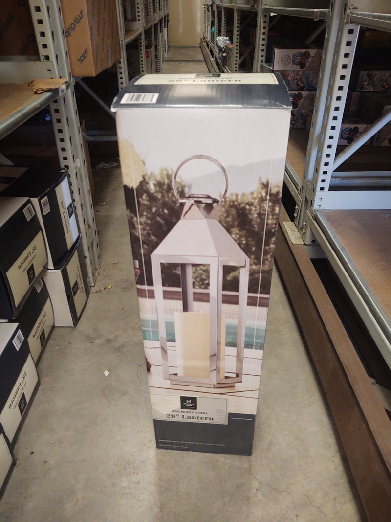 MM 28" STAINLESS STEEL LANTERN