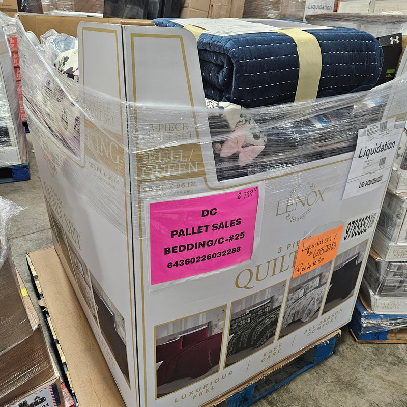64360226032288- BEDDING/CLOTHING MIX PALLET #25