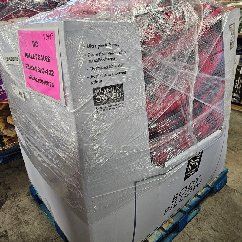 48400226040026- PILLOWS/CLOTHING MIX PALLET #22