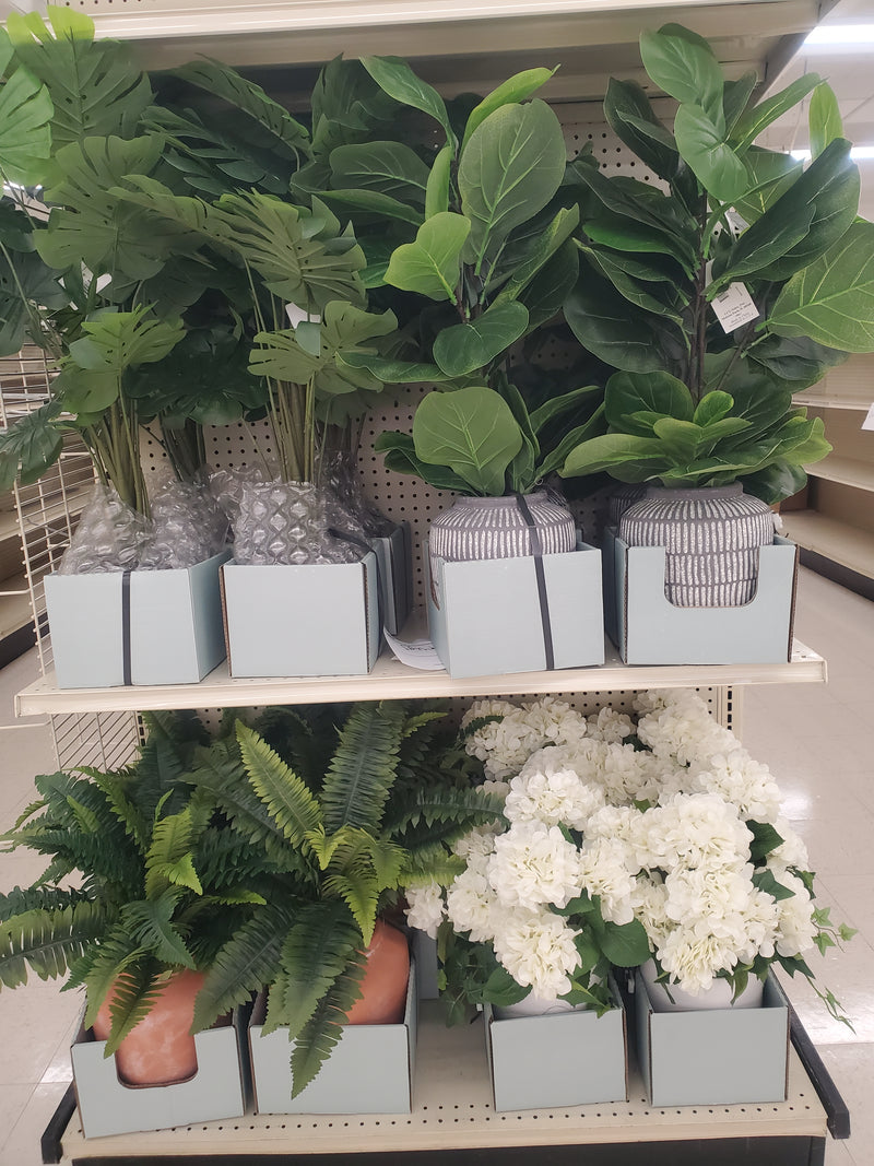 FAUX 32" PLANTS
