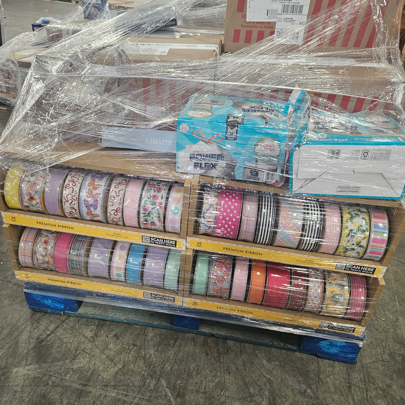 81490626112122 - RIBBON/CLOTHING PALLET #81