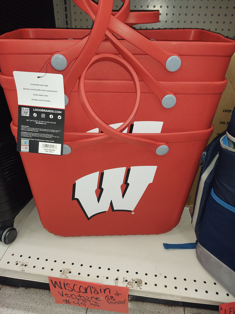 Auction TEST NCAA WISCONSIN BADGERS VENTURE TOTE
