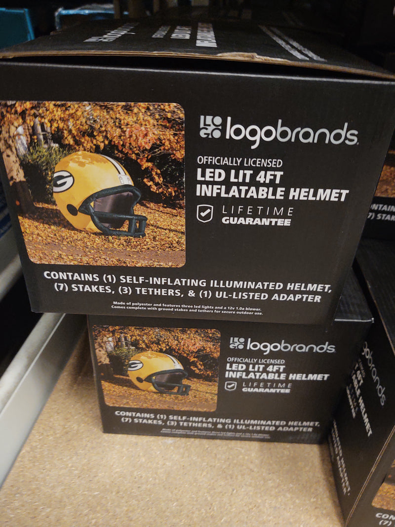 GREEN BAY PACKERS NFL INFLATABLE HELMET
