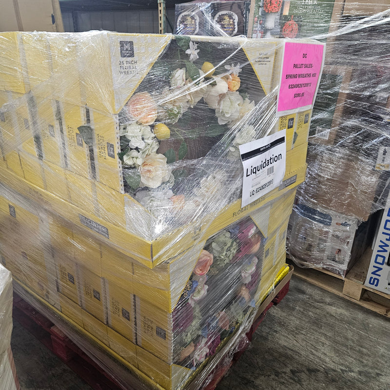 63240626120913 - SPRING WREATH PALLET #93