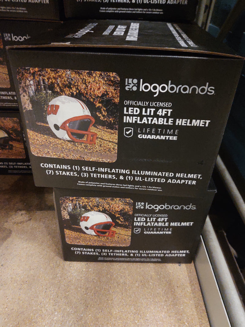 WISCONSIN BADGERS INFLATABLE HELMET