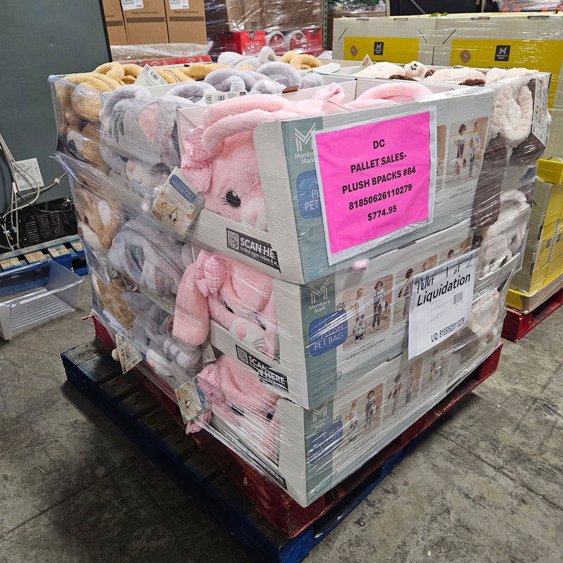 81850626110279 - PLUSH BACKPACK PALLET #84